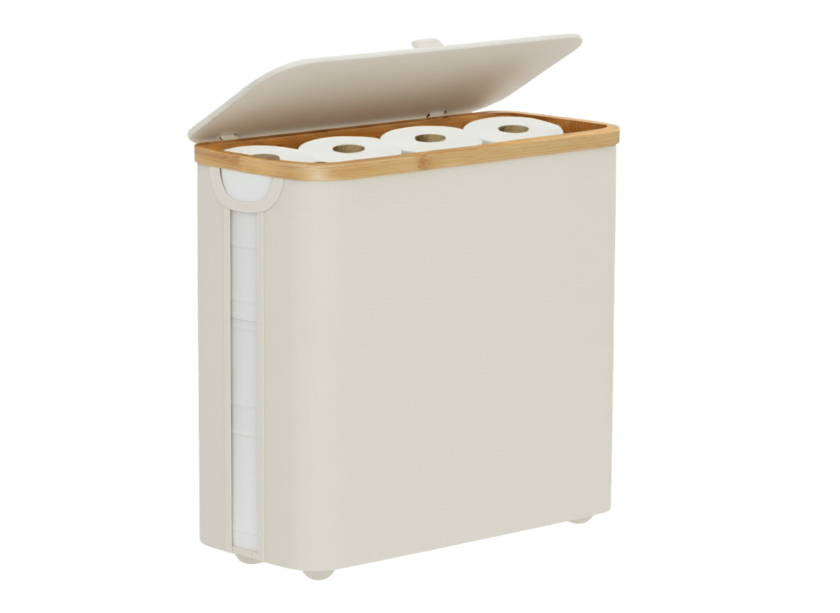 Bamboo Toilet Paper Holder