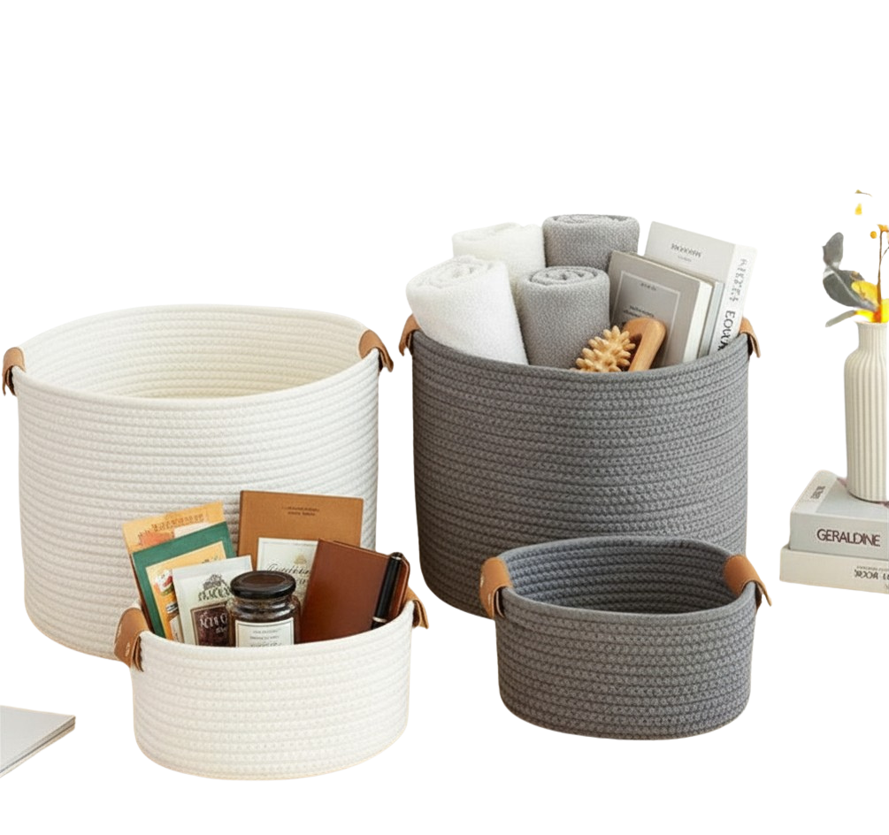 Cotton Rope Storage Basket