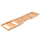 Expandable Wooden Bathtub Tray