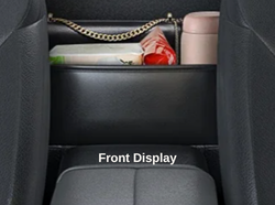 Leather Car Seat Handbag & Storage Caddy