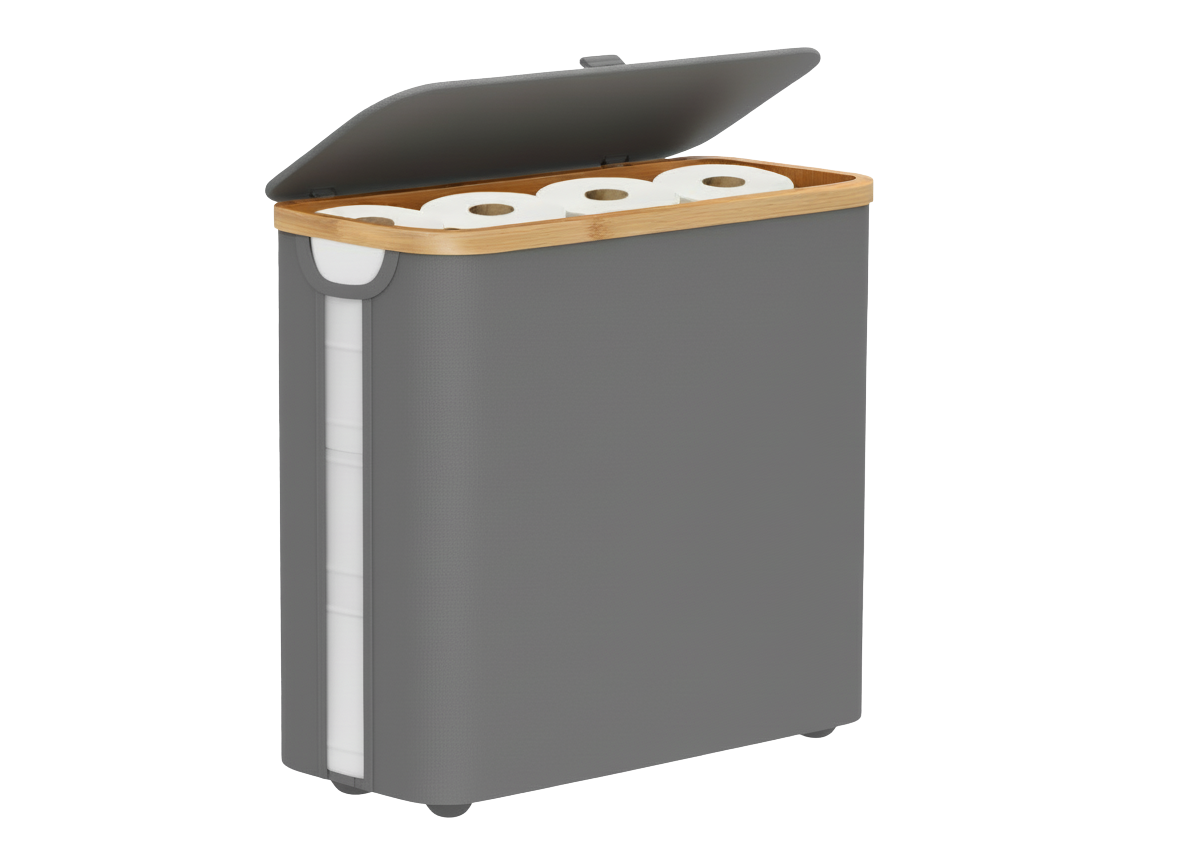 Bamboo Toilet Paper Holder