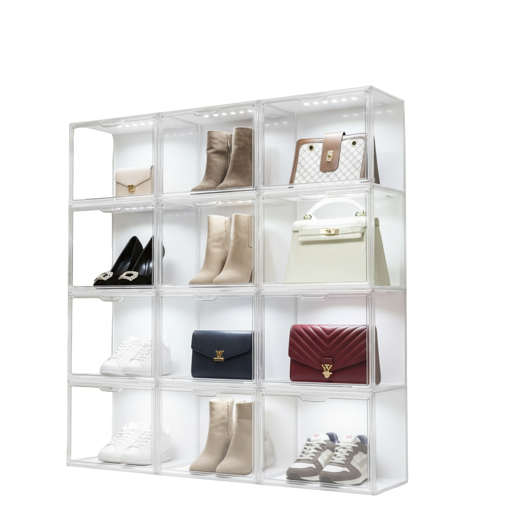 LED Shoe and Handbag Display