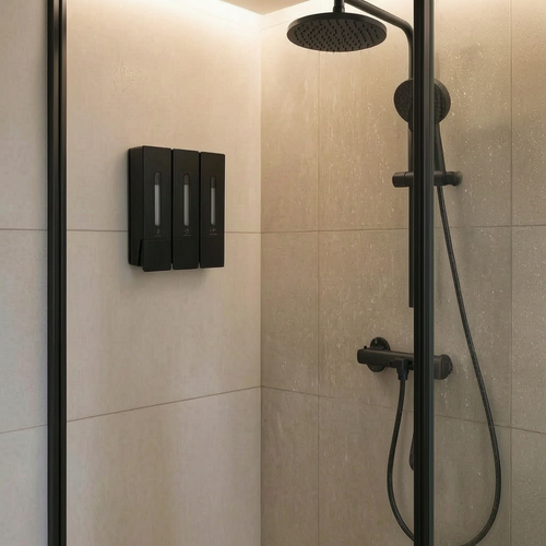 Wall Mounted Shampoo and Liquid Soap Dispenser