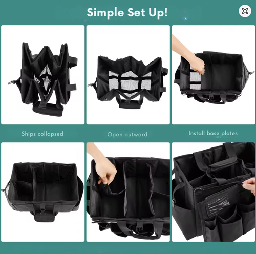 Cleaning Caddy Organizer Bag